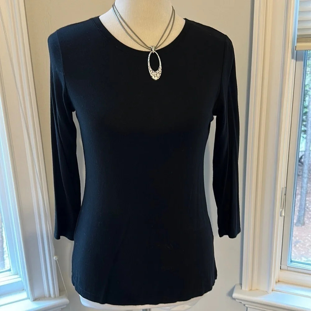 Max Studio Tee, 3/4 sleeves, NWT